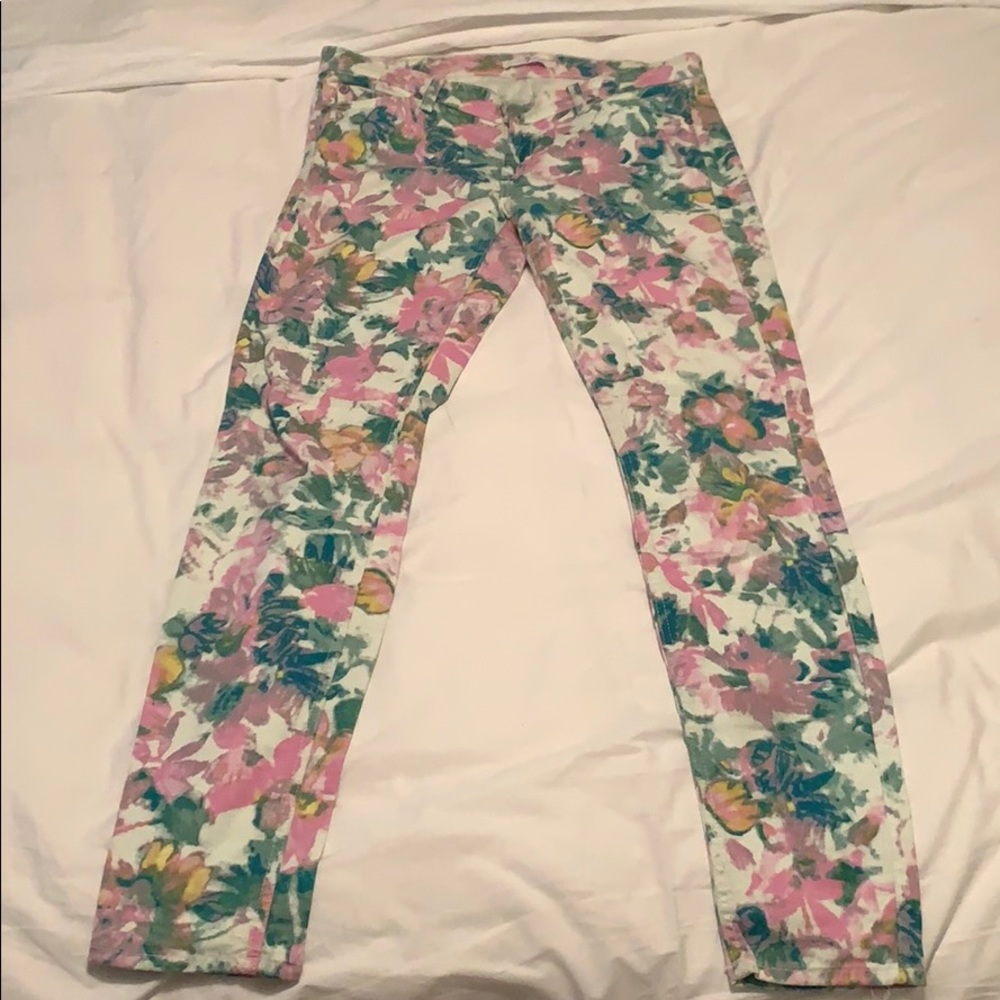 7 for all Mankind Floral Jeans